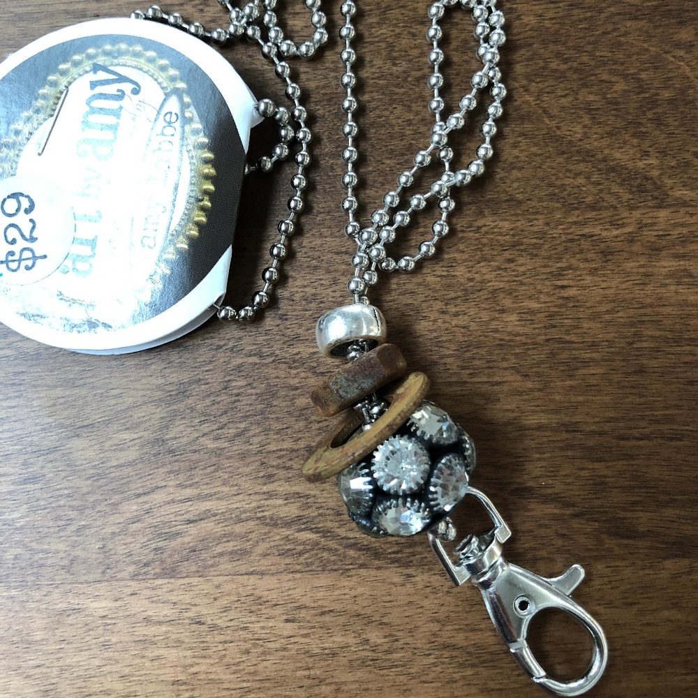 Art by Amy Tag Chain Necklace - Antique Silver